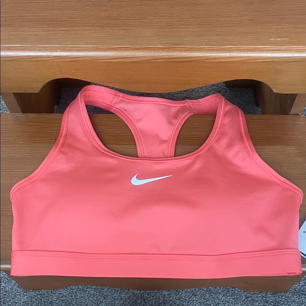 Nike Women's Vibrant Coral Sports Bra